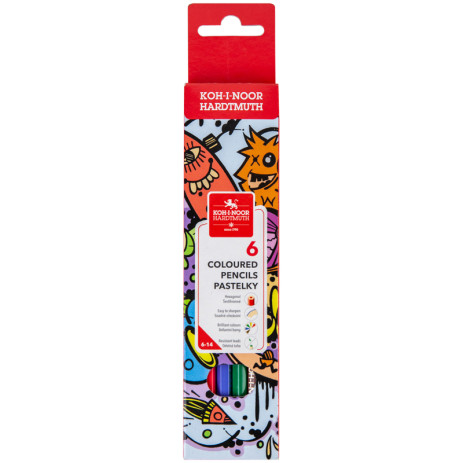 Colored pencils TEENAGE 6 pcs 3020,3551