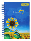 Блокнот на пружині А6 96арк клітинка 1356,BM.2422