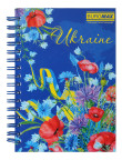 Блокнот на пружині А6 96арк клітинка 1356,BM.2422
