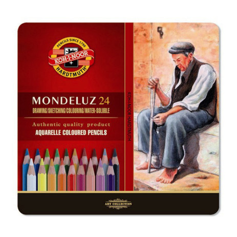 Pencils aquar color Mondeluz 24 pcs 2970,3724