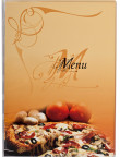 Папка МЕНЮ PIZZA  А4  PVC три сторони прозора,0309-0046-99
