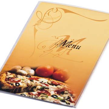 Папка МЕНЮ PIZZA  А4  PVC три сторони прозора