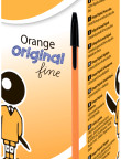 Ручка Orange чорна зі штрих-кодом BIC,bc8099231