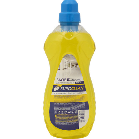 Средство для пола BuroClean 1л ЛИМОН,10700501
