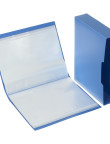 A folder with 100 files A4 blue BM3633-02,BM.3633-02
