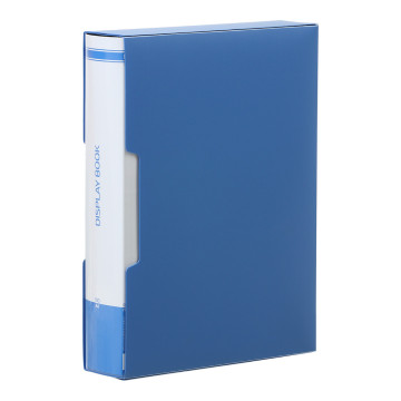 A folder with 100 files A4 blue BM3633-02