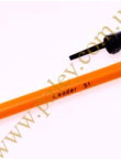 Ручка кулькова  LR-51 Leader чорна,016510