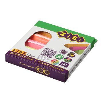 Clay 5 colors neon 80g ZB 6229