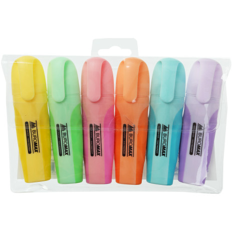 Набір текстмаркерів PASTEL 6шт BM 8905-96,BM.8905-96