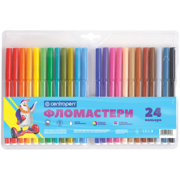 Фломастеры 24 цв 7790/24 ТП 6410