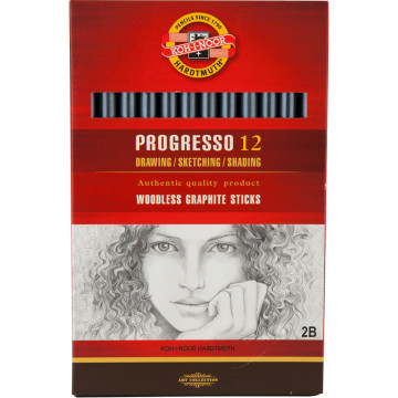 Олівець бездеревний Progresso 2B 2748