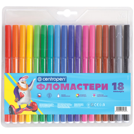Фломастеры 18 цв 7790/18 ТП 6408,7790/18 ТП
