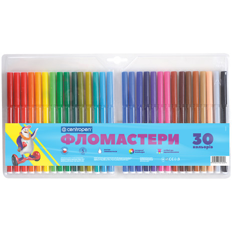 Фломастеры 30 цв 7790/30 ТП 6412,7790/30 ТП