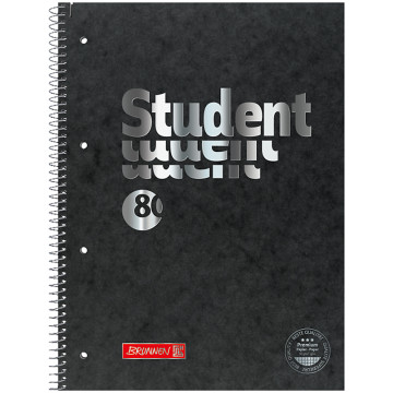 College block A4 grid 80 she Black 1736