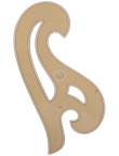 Лекала N3 набір 3 шт великий 1977,750068
