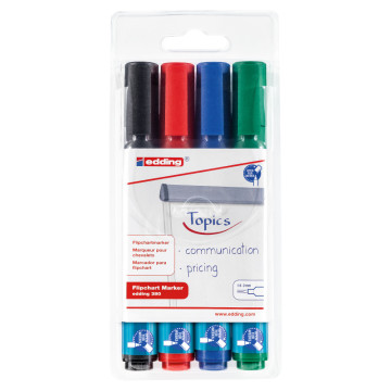 Marker Flipchart e-380/04 set of 4 2194