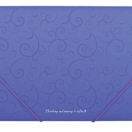 Folder A5 rubber purple BM.3902-07,BM.3902-07