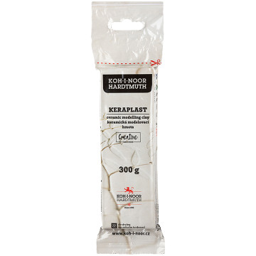 Plasticine Keraplast 300g white 4420
