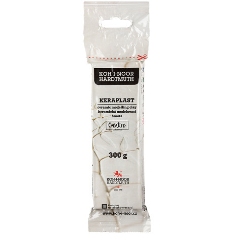 Plasticine Keraplast 300g white 4420,131708