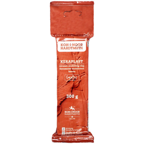 Пластилін Keraplast, 300г., теракотовий,131709