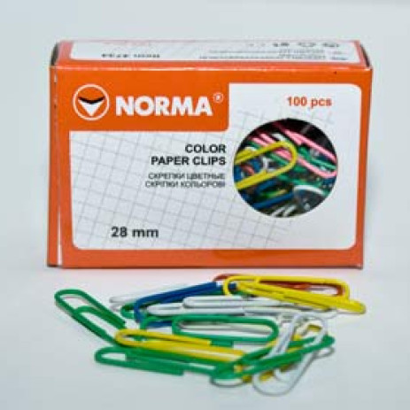 Скріпка 28мм пряма 37011,04101000