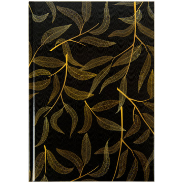 Записна книжка А4 Waves 96арк чорна 27308