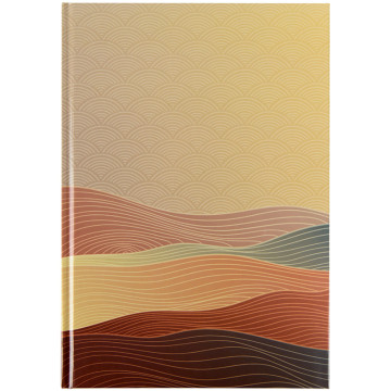 Записна книжка А4 Waves 96арк кліт 27310