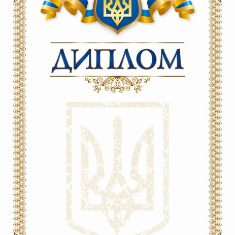 Диплом з візерунком 24527,bt.000007653