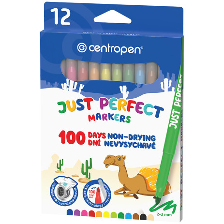 Фломастеры 12цв 2510 Just Perfect 6378,2510/12