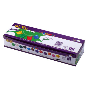 Gouache color 12 x 10ml SMART Line ZB6651
