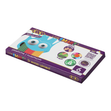 Clay 6 colors 120 g SMART ZB.6221