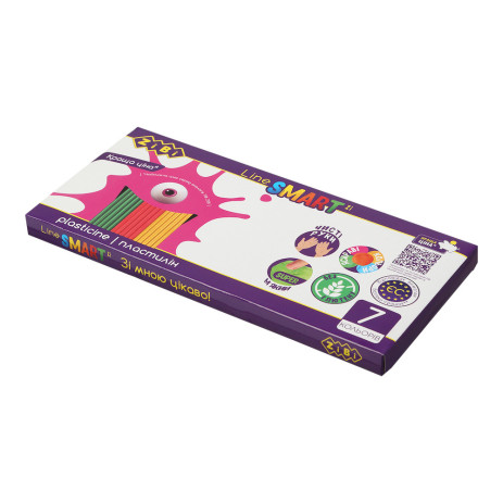 Clay 7 colors 140 g SMART ZB-6222,ZB.6222