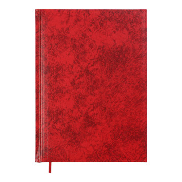 Diary undated A4 BASE 288 pages red