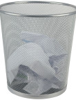 Metal wastepaper basket 2119-03-A,2119-03-A