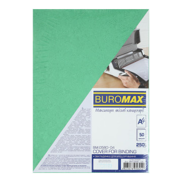 Cardboard cover A4, green BM.0580-04 