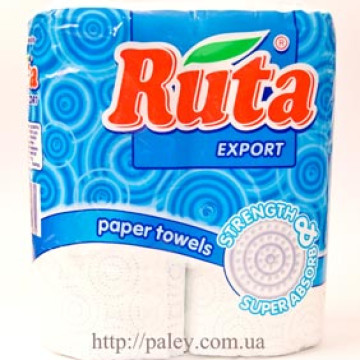 Рушники паперові Рута 2 шт./уп. 79155