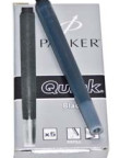 Картриджи Parker Quink 5шт черные,11 410BK