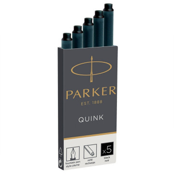 Картриджи Parker Quink 5шт черные