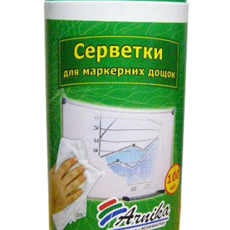 Серветки для магн-маркерних дощок 100шт,30668