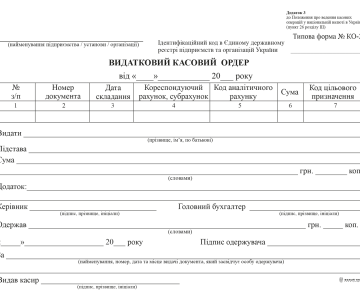 Видатковий касовий ордер А5 100 арк 24558