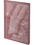 Notebook A4 Maps New York 1586,8422-543-A