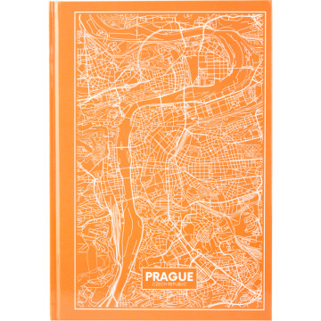 Записна книжка А4 Maps Prague 8422-542-A