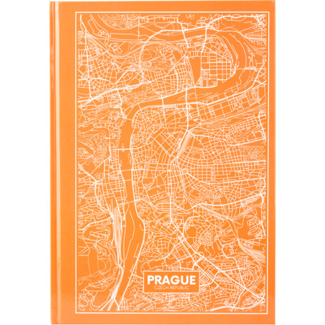 Notebook A4 Maps Prague 8422-542-A,8422-542-A