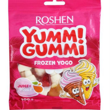 Цукерки Roshen желейні YUMMI GUMMI 100 г