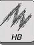Олівець BLACK PEPS HB з ластиком MР851721,MP.851721