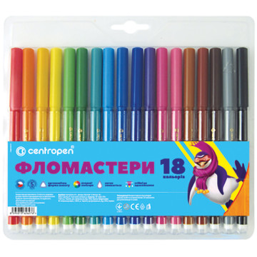 Фломастеры 18 цв 7550/18 ТП 6388 