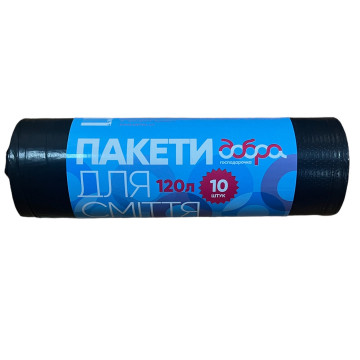 Garbage bags 120 l 10 pcs. 21505