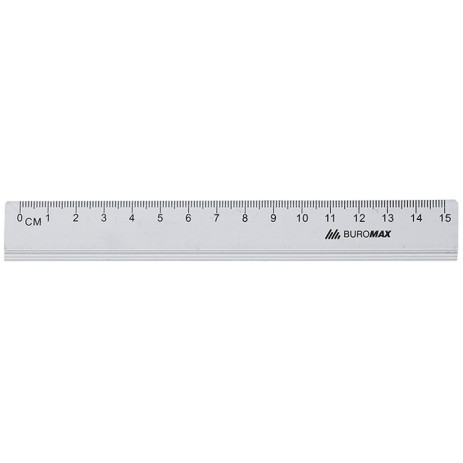 Ruler 15cm aluminum silver BM-5800-15,BM.5800-15