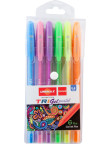 Ручка гелева Trigel Pastel набір 6 кол,UX-144