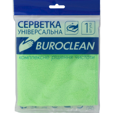 Салфетка микрофибра 30х30 Buroclean